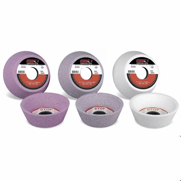 Toolroom Wheel, 5 in Dia x 1-3/4 in THK, 1-1/4 in Center Hole, 60 Grit, Ceramic Alumina Abrasive, Cgw Abrasives, Mfr#: 34204